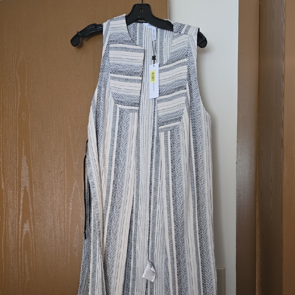 BCBGeneration Black and White Maxi Dress